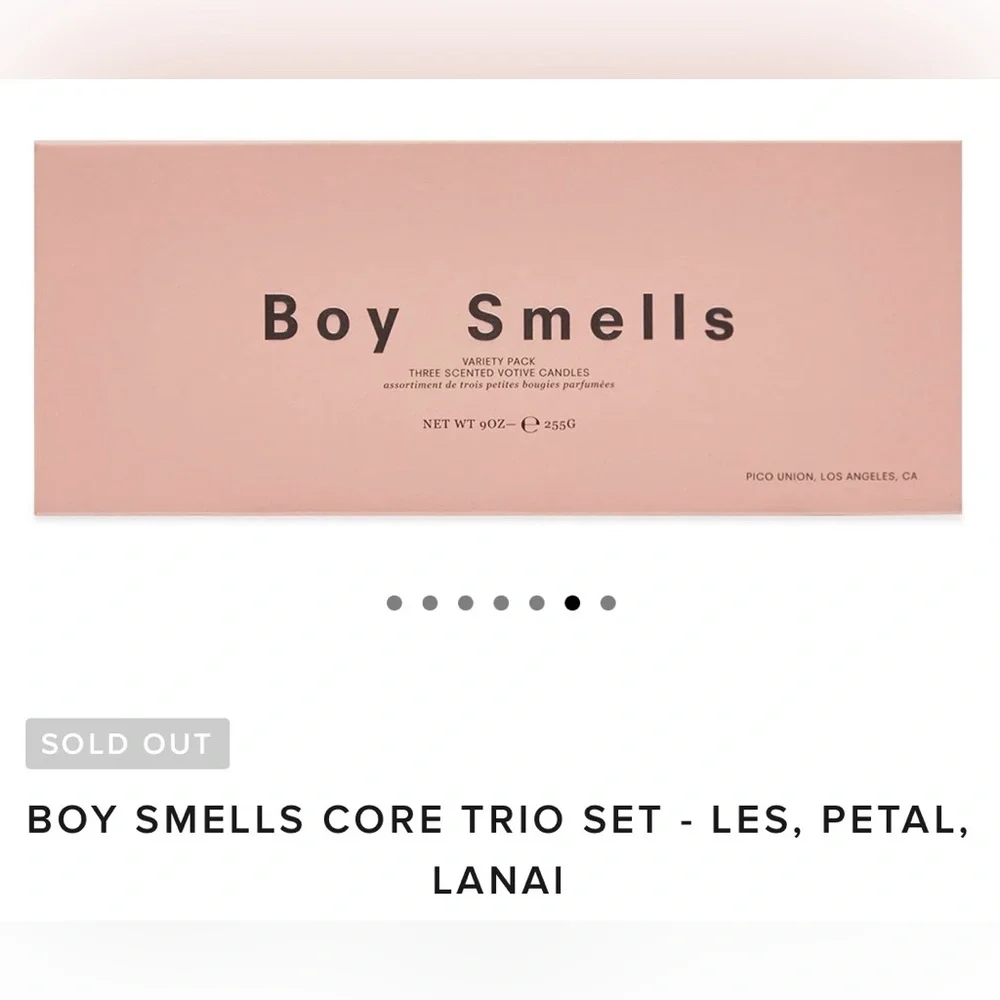 Boysmells Core Trio Set - Les, Petal, and Lanai - Picture 2 of 6